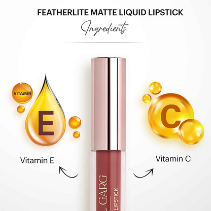 Parul Garg Beauty Featherlite Matte Liquid Lipstick - Smitten 55 - Distacart