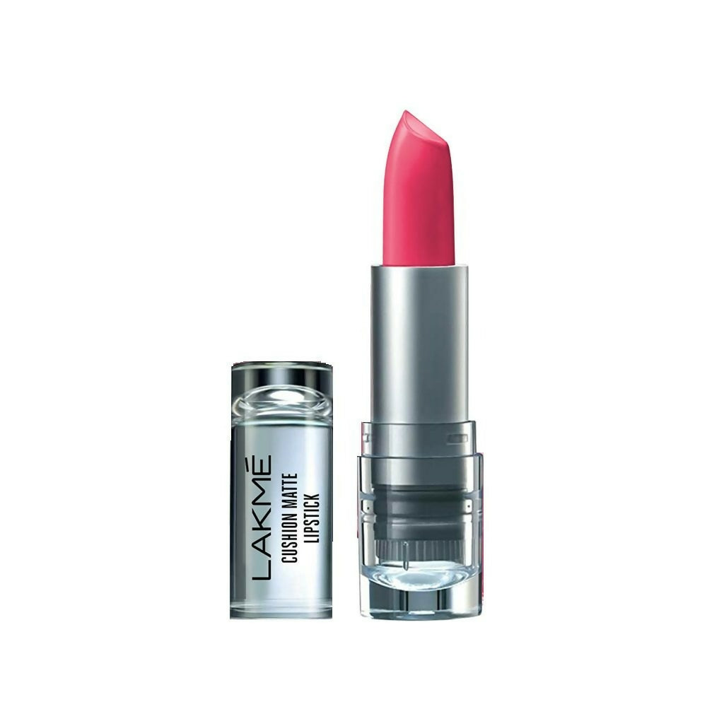 Lakme Cushion Matte Lipstick - Pink Charm - Distacart