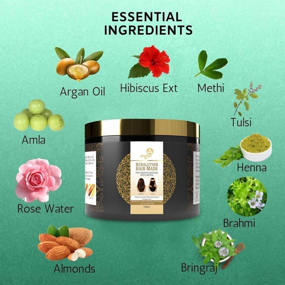 Aegte Keralution Hair Mask Pro Keratin Restore ingredients