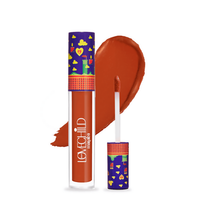 LoveChild By Masaba Gupta Bonus Transfer-proof Rustic Orange Liquid Lipstick - Distacart