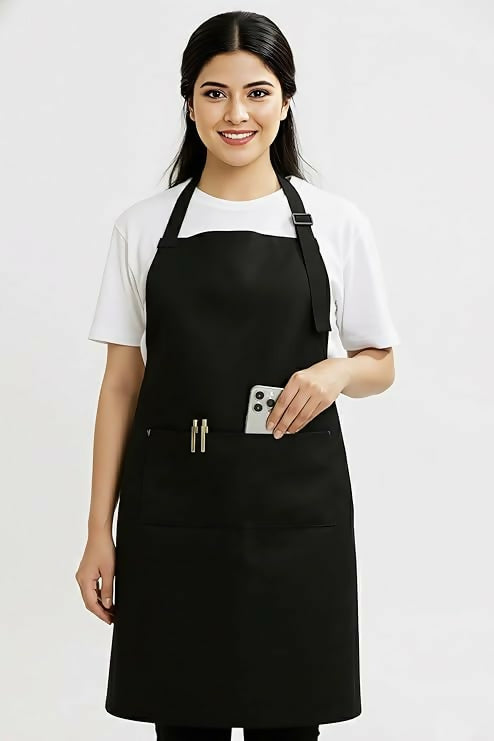 Horseyaart Professional Waterproof Apron For Kitchen/Chef-Black