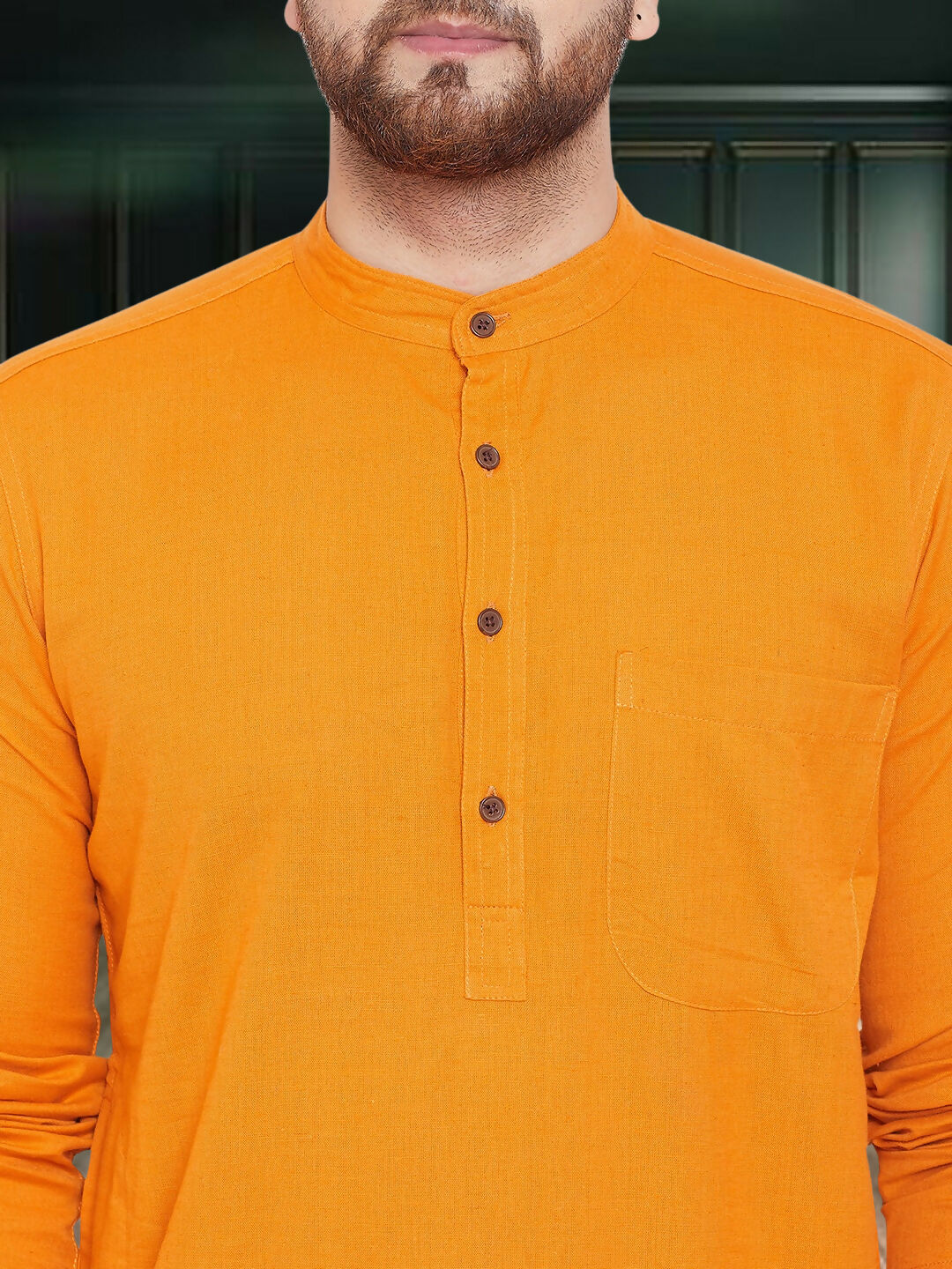 Even Apparels Men's Pure Cotton Yellow Kurta - Distacart