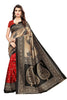 Vamika Red Printed Art Silk Saree - Distacart
