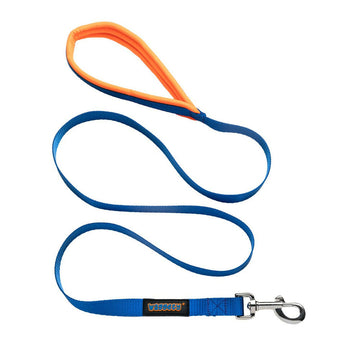 Waggety Dog Leash - Durable Blue Polyester, Length - 5Ft, Comfortable Grip, Stylish Pet Leash for Dogs - Dista