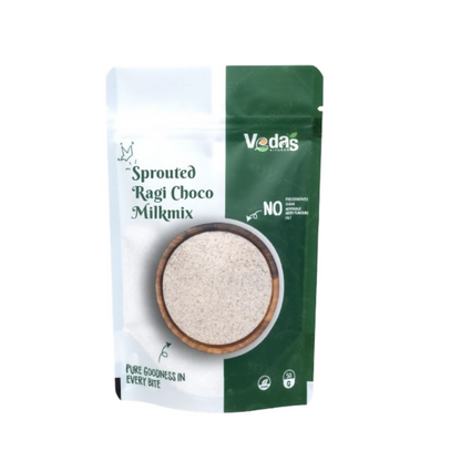 Vedas Kitchen Sprouted Ragi Choco Milkmix - Dista