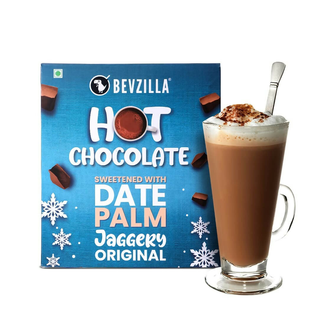Bevzilla Hot Chocolate Powder (Original) Drink Powder With Organic Date Palm Jaggery - Distacart