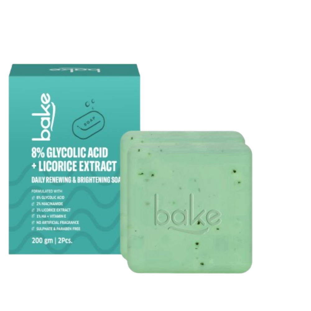 Bake 8% Glycolic Acid Scrub Treatment Soap - Distacart