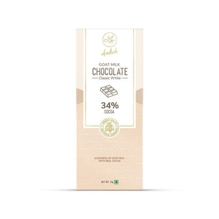 Aadvik Goat Milk Chocolate - Classic White - Distacart