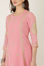 Thumbnail for Joban Fashion Pink Georgette Kurta Set