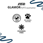 Thumbnail for Nykaa Glamoreyes Waterproof & Smudgeproof Coloured Natural Liquid Eyeliner - Blue - Dista