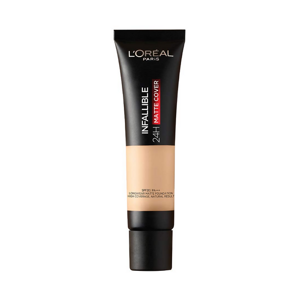 L'Oreal Paris Paris Infallible 24HR Matte Cover Foundation - Natural Rose 125 - Distacart