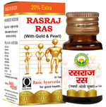 Thumbnail for Basic Ayurveda Rasraj Ras with Gold & Pearl - Distacart