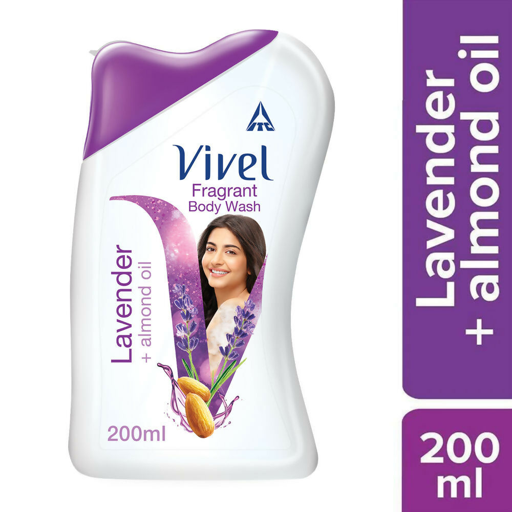 Vivel Lavender & Almond Oil Body Wash - Distacart