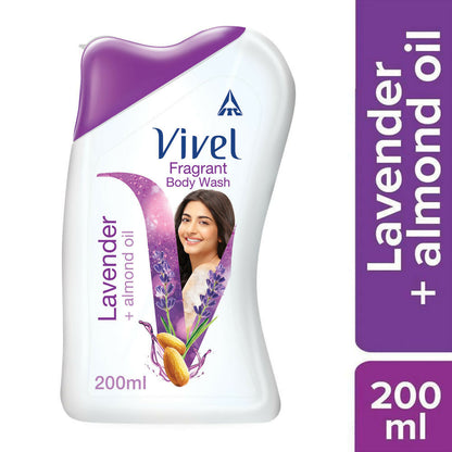 Vivel Lavender & Almond Oil Body Wash - Distacart