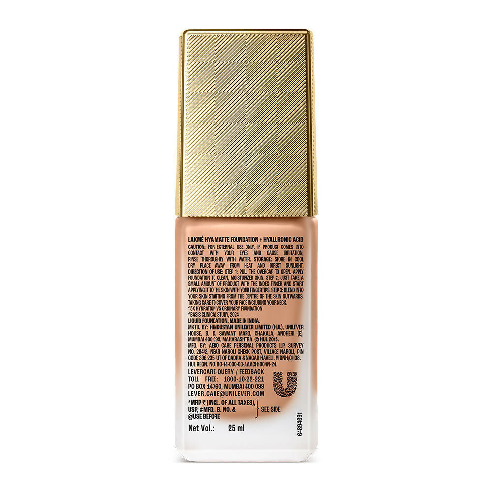 Lakme 9 To 5 Hya Matte Foundation + Hyaluronic Acid - Cool Cinnamon - Distacart