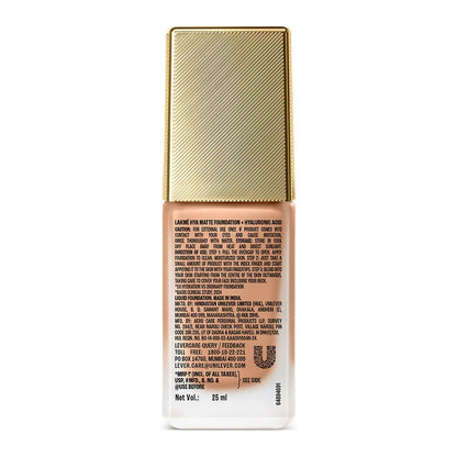 Lakme 9 To 5 Hya Matte Foundation + Hyaluronic Acid - Cool Cinnamon - Distacart