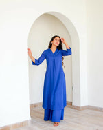 Thumbnail for Aayaa Designer Pure Cotton 2 Piece Set Kurti & Set - Distacart