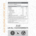 Thumbnail for As-It-Is Atom Ala (Alpha Lipoic Acid) Veg Capsules