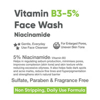 Thumbnail for Cos-IQ Vitamin B3-5% Niacinamide Face Wash for Smooth and Even Skin - Distacart
