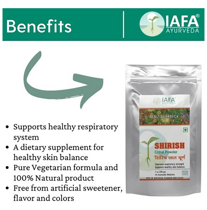 Iafa Shirish Chhal  Powder