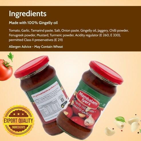 Mambalam Iyers Tomato Garlic Pickle - Distacart