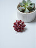 Inhanns Rang-E-Roshan Adjustable Ring – Handmade Crystal Statement Ring - Maroon 1 - Distacart