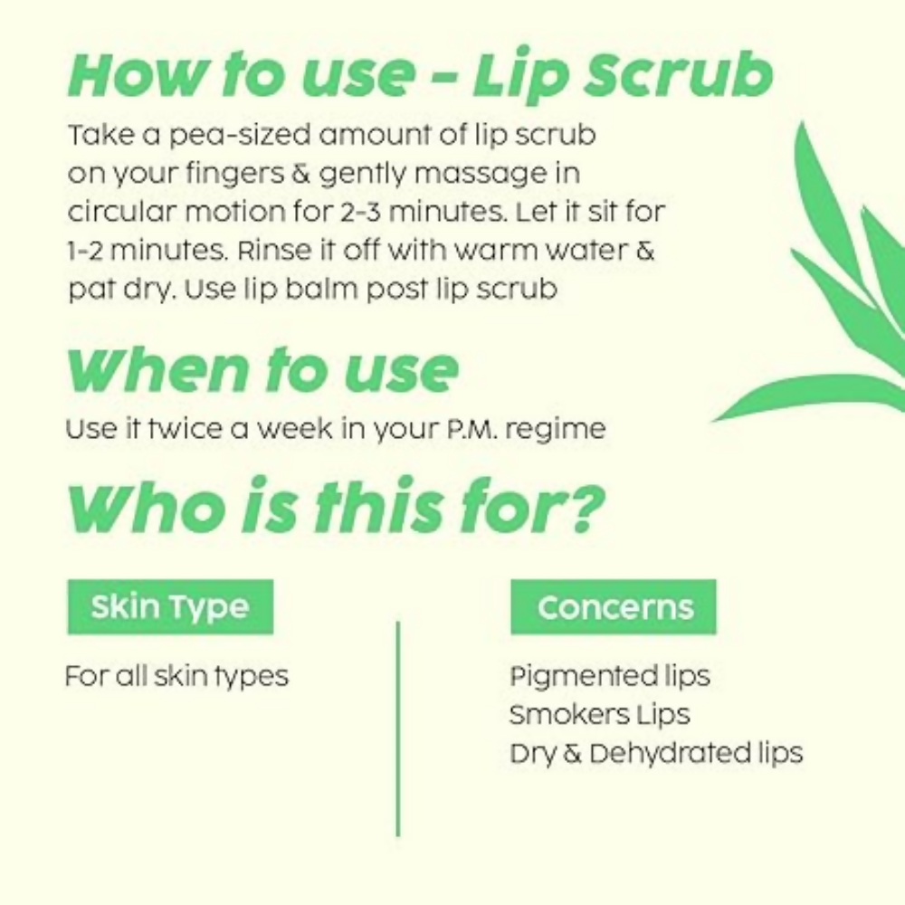 PLIX The Plant Fix 10% Vitamin C Glow Face Serum & Lip Scrub For Skin Brightening & Exfoliate Lips - Distacart