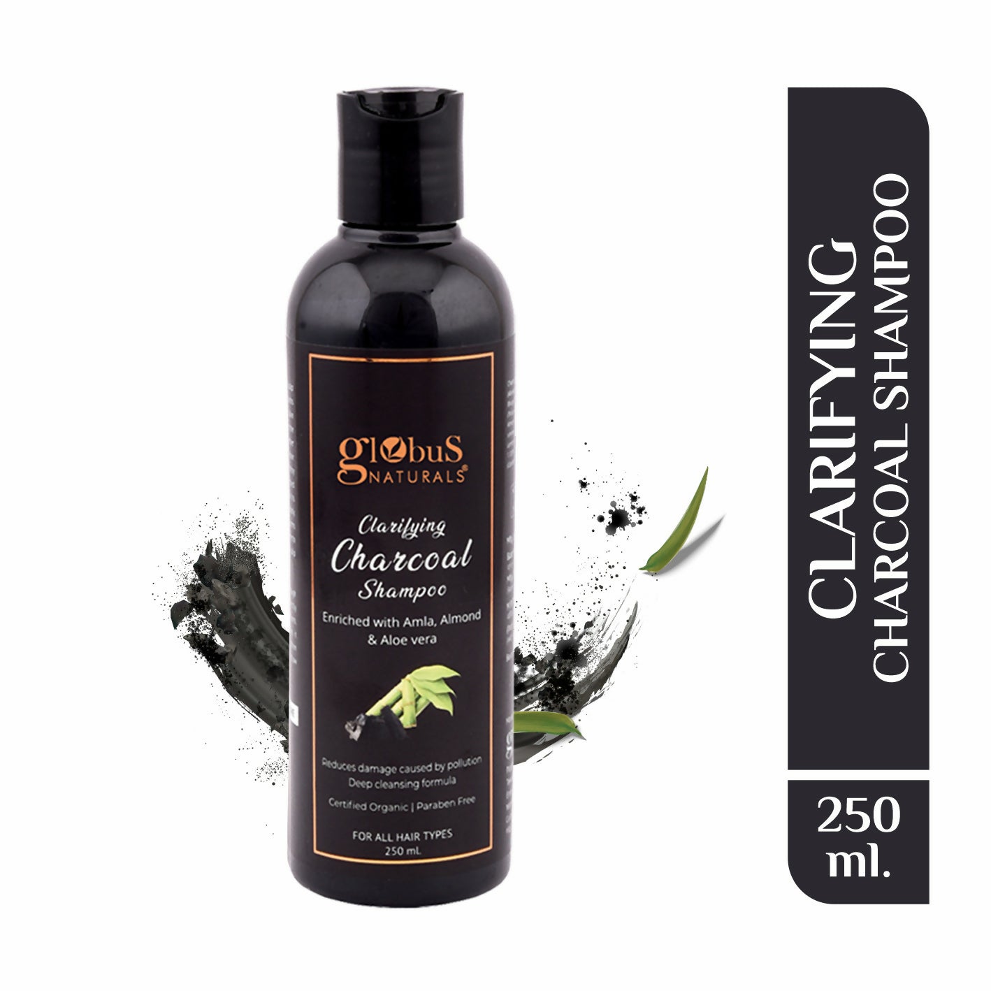 Globus Naturals Charcoal Shampoo - Distacart