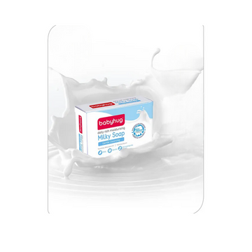 Babyhug Milk Protein Formula Daily Rich Moisturising Milky Soap - Distacart