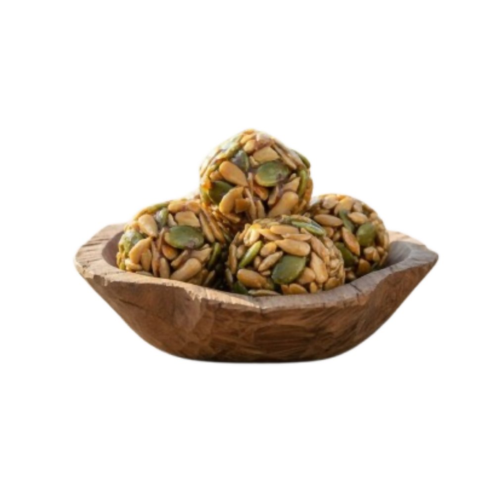 Sreshta Farms Healthy Seed Laddu – Muskmelon, Sunflower & Watermelon Blend - Distacart