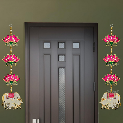 Divyakosh rosewood Door Entrance Hanging - Dista