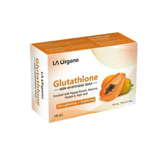 LA Organo Glutathione Papaya Skin Whitening Soap - Distacart
