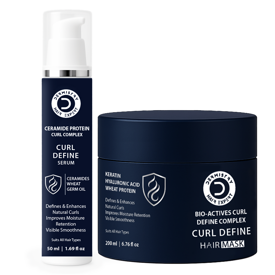 Dermistry Bio Actives Curl Define Complex Curl Defining Retention Enhancement Mask & Serum - Distacart