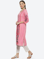 Thumbnail for Biba Women Floral Printed Straight Kurta - Distacart