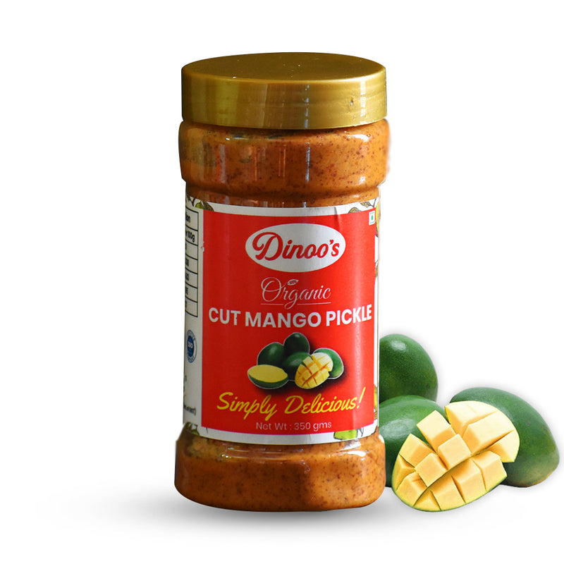 Dinoo&#39;s Organic Cut Mango Pickle