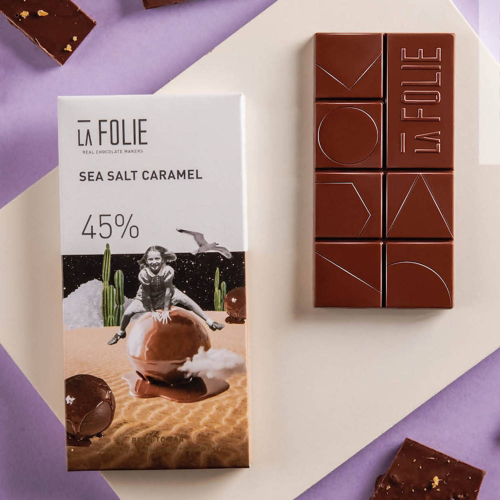 La Folie Sea Salt Caramel Chocolate - Distacart