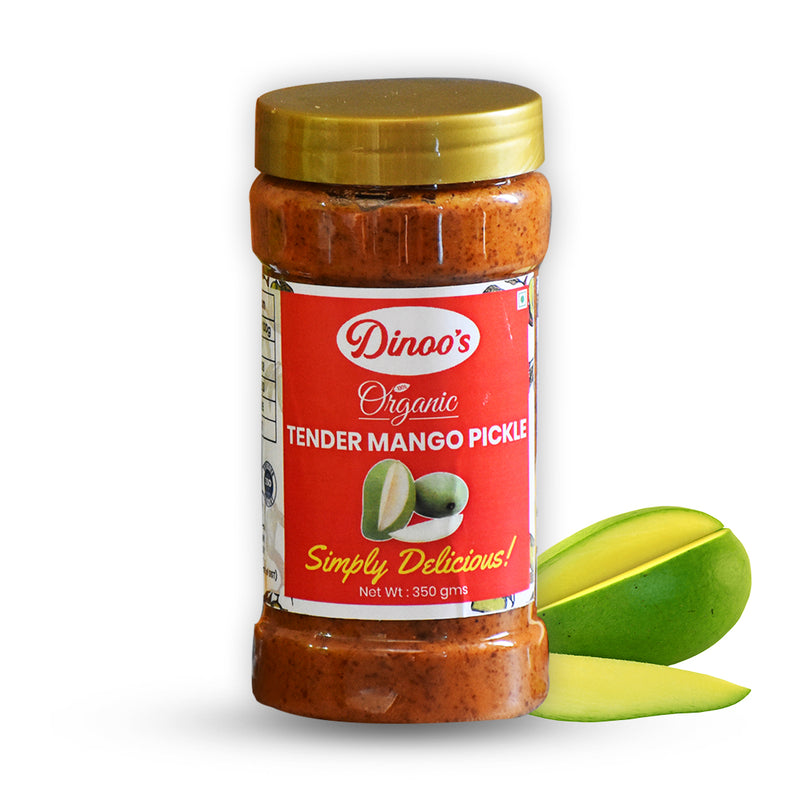 Dinoo&#39;s Organic Tender Mango Pickle