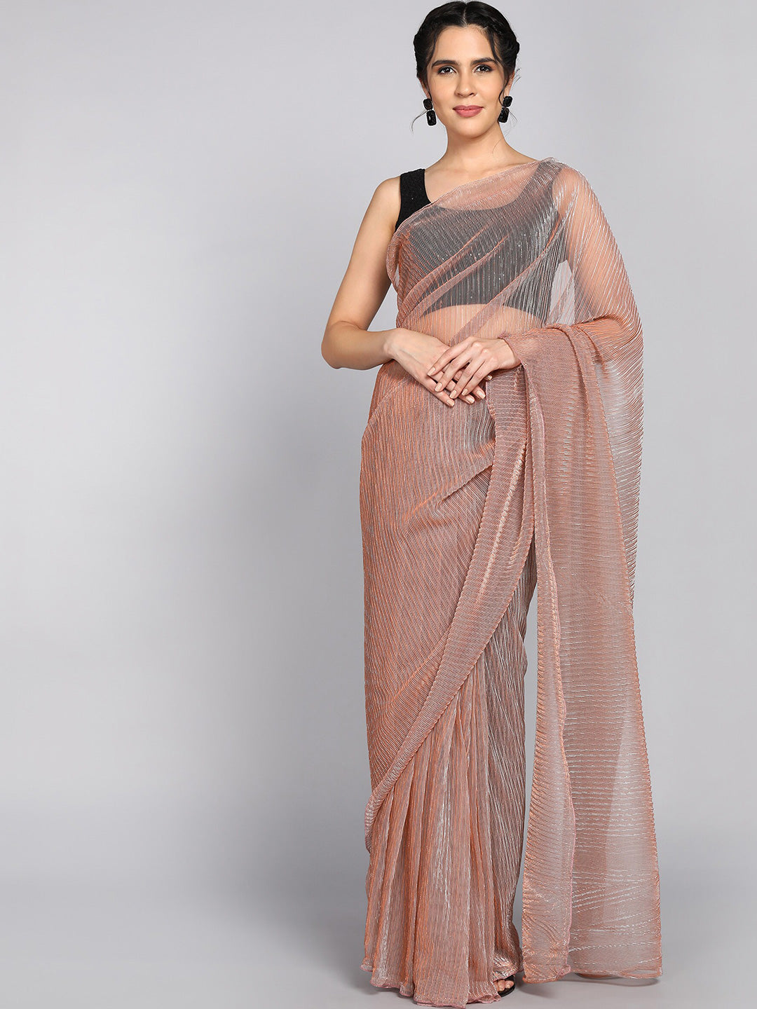 Kalini Striped Saree - Distacart