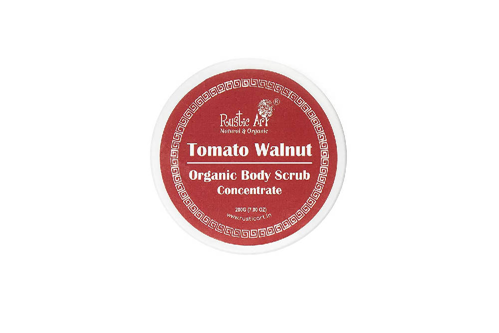 Rustic Art Tomato Walnut Organic Body Scrub Concentrate