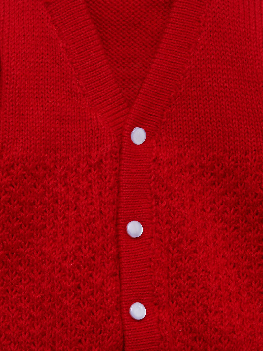 Chutput Kids Cute Red Coloured Solid Pullover Sweater - Distacart