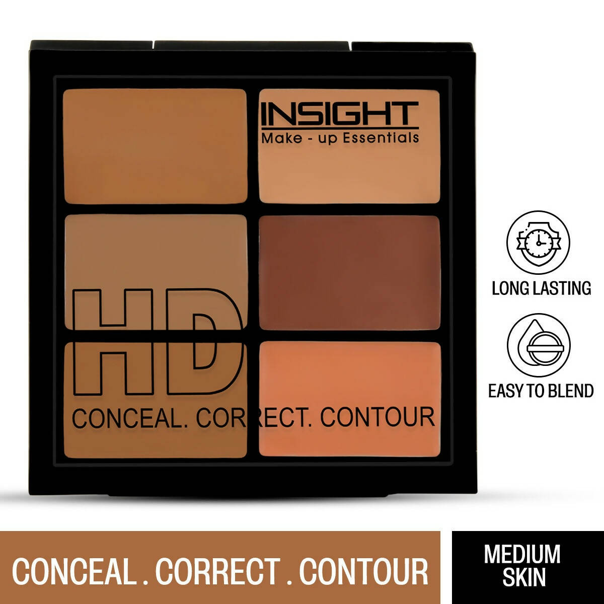 Insight Cosmetics HD Conceal Correct Contour - Medium Skin - Distacart