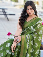Thumbnail for Kalini Batik Printed Bagh Sarees - Distacart