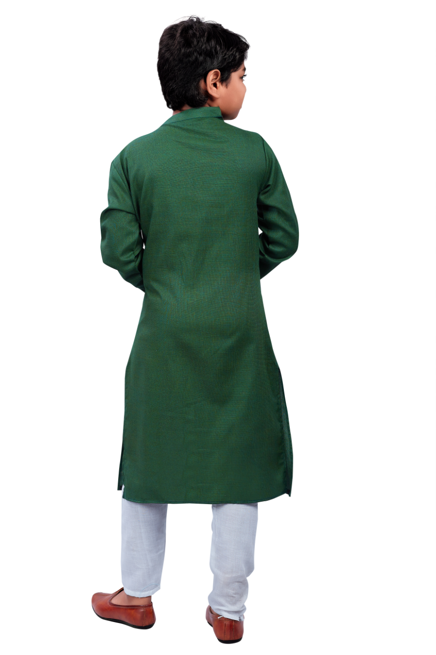 DEIANA'S Casual Designer Kurta Pyjama Set For Boys And kids (Green) - Distacart