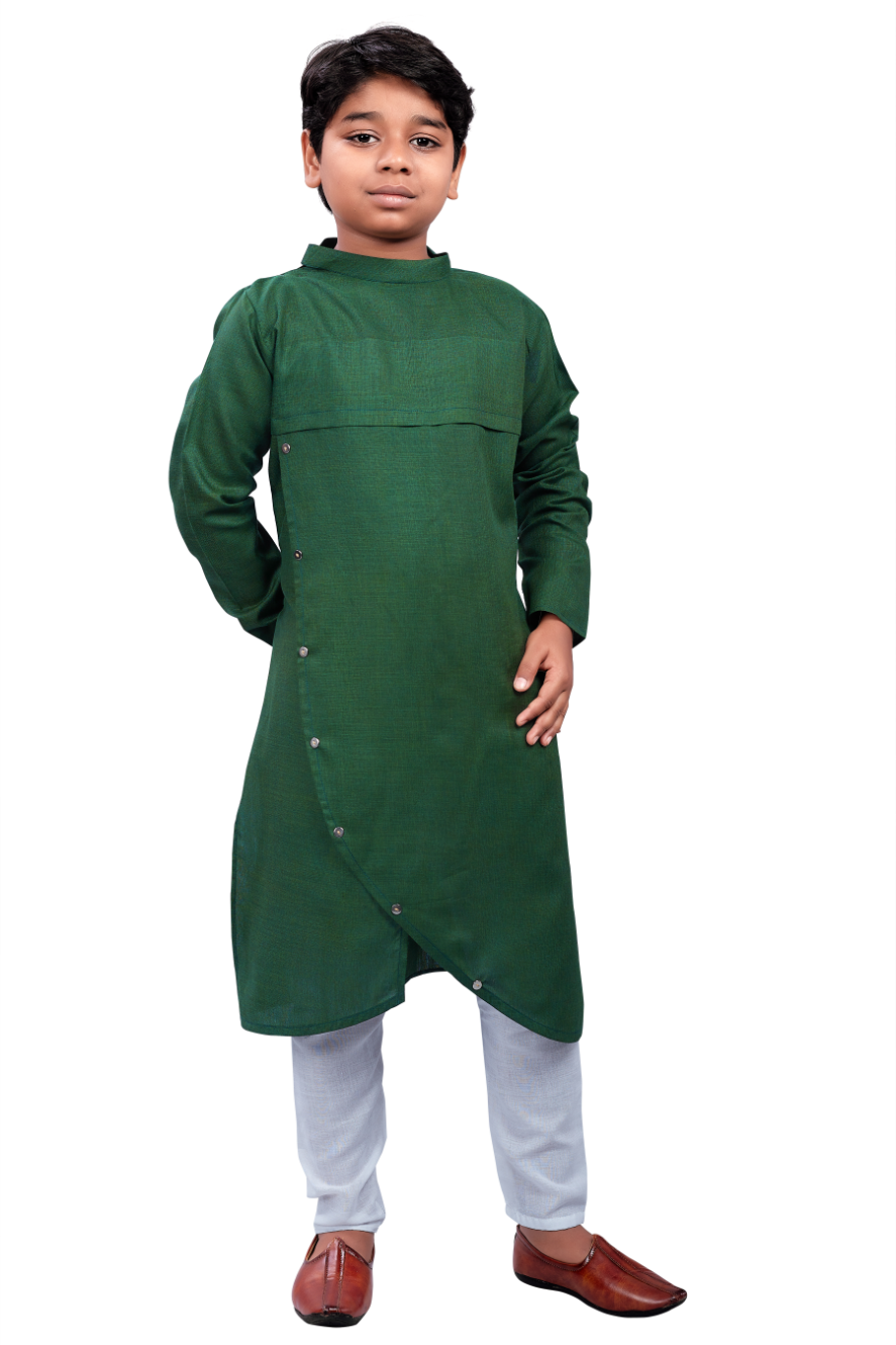 DEIANA'S Casual Designer Kurta Pyjama Set For Boys And kids (Green) - Distacart