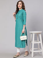 Thumbnail for Kalini Women Ethnic Motifs Printed Indie Prints Kurta - Distacart