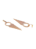 Thumbnail for Yellow Chimes Gold-Toned Contemporary Drop Earrings - Distacart