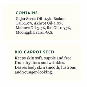 Biotique Advanced Ayurveda Bio Carrot Seed Anti-Aging After-Bath Body Oil 120Ml