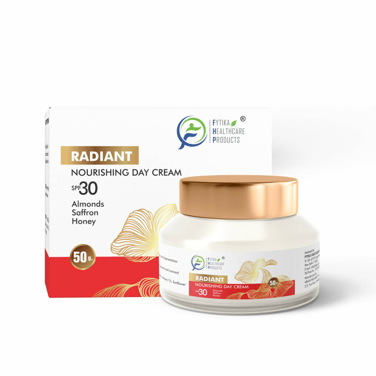 Fytika Radiant Nourishing Day Cream with Saffron, Almonds and Honey with SPF30 - Distacart
