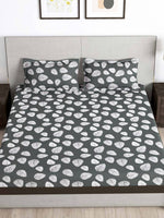 Thumbnail for Story@home Green & White Floral Microfiber 180 TC Bedsheet With Pillow Cover - Distacart