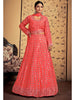 Myra Neon Art Silk Heavy Embroidered Designer Lehenga - Distacart